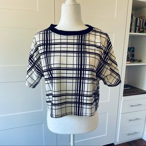 Iris Window Pane Crop Top